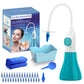 Safe & Gentle Ear Wax Removal Kit – 4x Water Volume, 5 Streams for Effective Cleaning