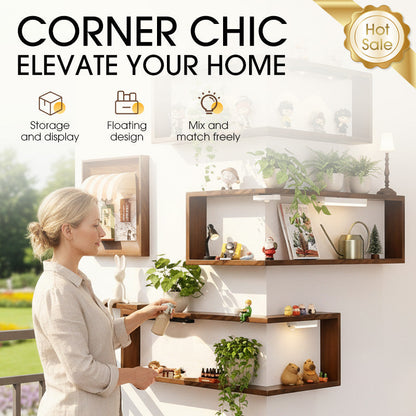 💞54% OFF!✨ 💝Solid Wood Corner Wall Shelf