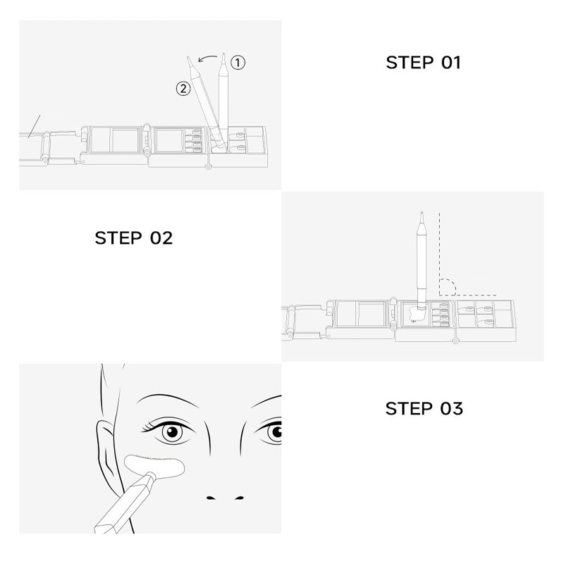 3-in-1 Eyeliner and Lower Lash Stamp Kit