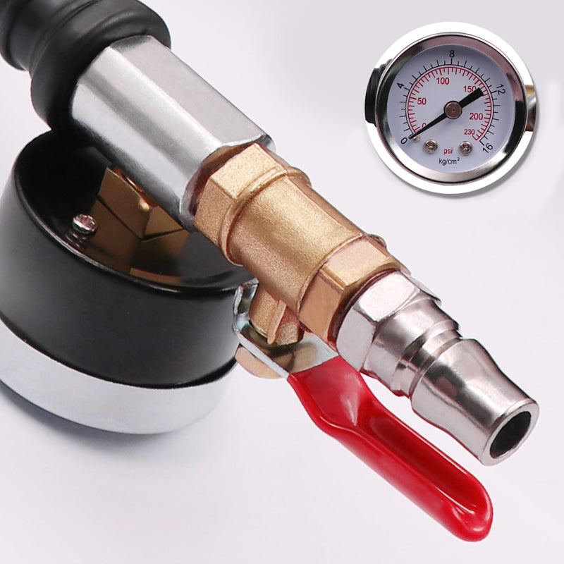 📢📢48% OFF !!!⏰ Tire Inflator Gun with Pressure Gauge for Compressor | Professional Grade with Dual Pump Head | For Cars, Motorcycles & Bicycles