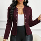 🔥🎁New 47% OFF🔥Women's Faux Suede Collarless Open Front Jacket