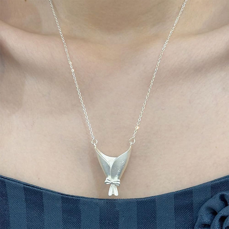 🔥MOTHER 'S DAY NEW BUY 1 GET 1 FREE ! 💐Flower Bouquet Necklace  – The romantic gift for her 💖🎁【Limited Offer】