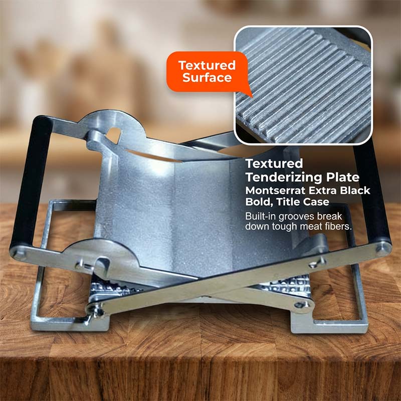 🥩Durable and Efficient Meat Press Tool – Food-Grade Material, Labor-Saving Design, Uniform Pressing, Perfect for Meat Tenderizing & Cooking 🍳