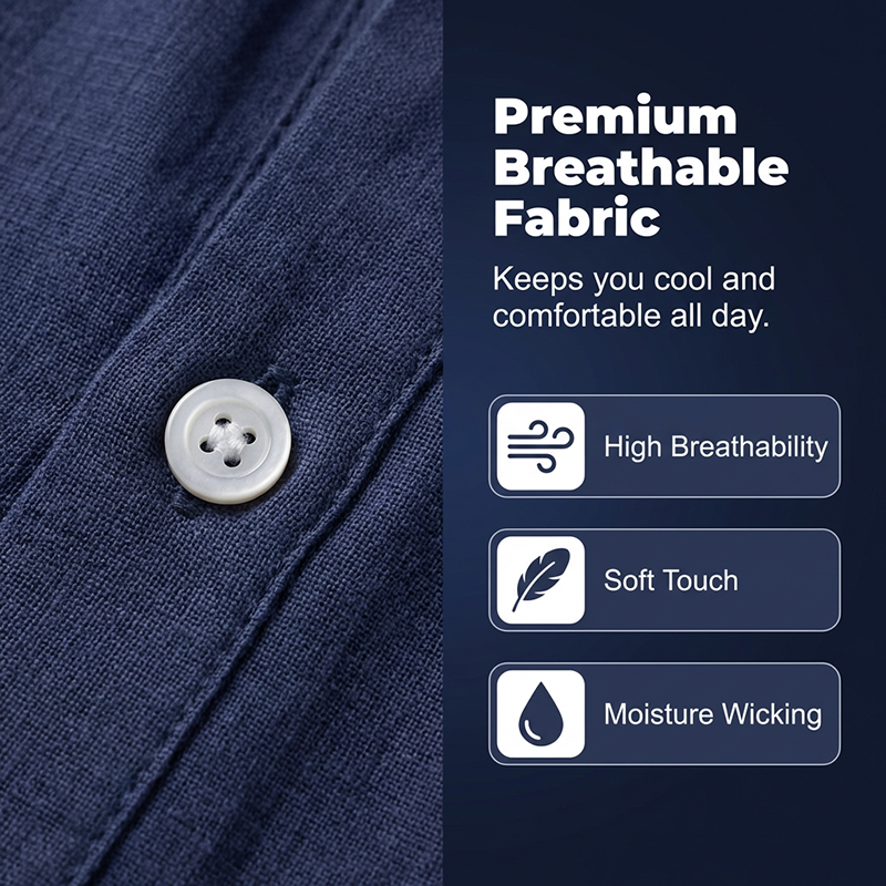🥳2026 HOT SALE🥳💞50K+ SOLD!🍃💨 50% OFF! Men’s Linen Blend Henley – Relaxed fit, all-day comfort. Moisture-wicking, perfect for spring through fall. Easy care, machine wash. Your new favourite. 🛡️🕊️