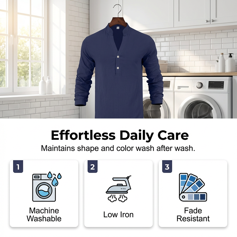 🥳2026 HOT SALE🥳💞50K+ SOLD!🍃💨 50% OFF! Men’s Linen Blend Henley – Relaxed fit, all-day comfort. Moisture-wicking, perfect for spring through fall. Easy care, machine wash. Your new favourite. 🛡️🕊️