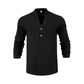 🥳2026 HOT SALE🥳💞50K+ SOLD!🍃💨 50% OFF! Men’s Linen Blend Henley – Relaxed fit, all-day comfort. Moisture-wicking, perfect for spring through fall. Easy care, machine wash. Your new favourite. 🛡️🕊️