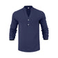 🥳2026 HOT SALE🥳💞50K+ SOLD!🍃💨 50% OFF! Men’s Linen Blend Henley – Relaxed fit, all-day comfort. Moisture-wicking, perfect for spring through fall. Easy care, machine wash. Your new favourite. 🛡️🕊️