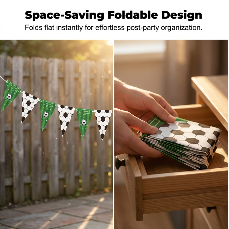 Soccer Themed Party Decorations Set
