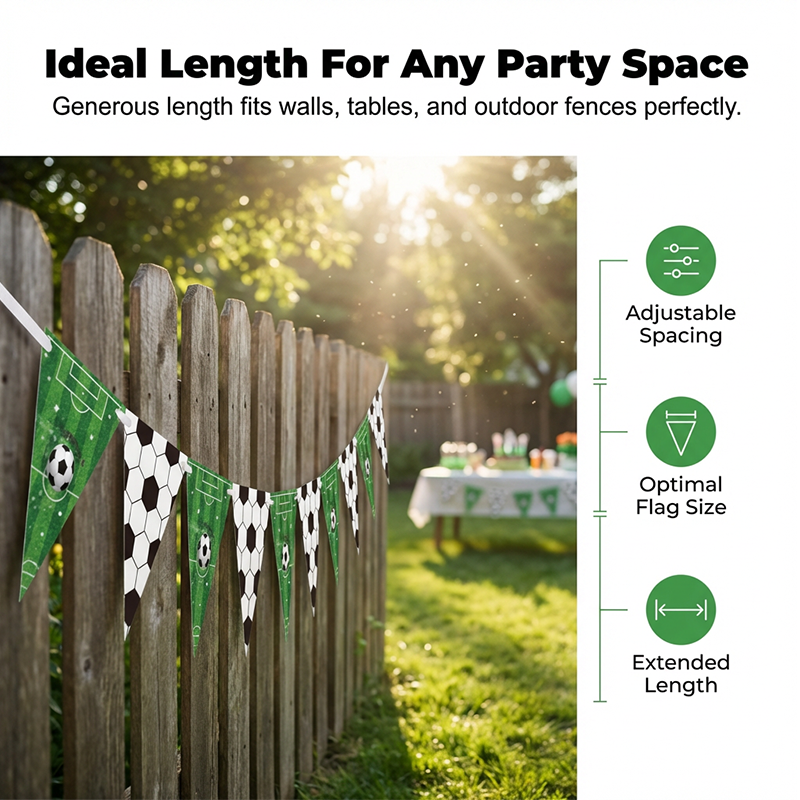 Soccer Themed Party Decorations Set