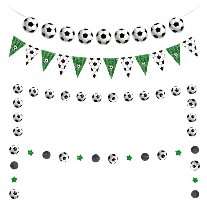 Soccer Themed Party Decorations Set