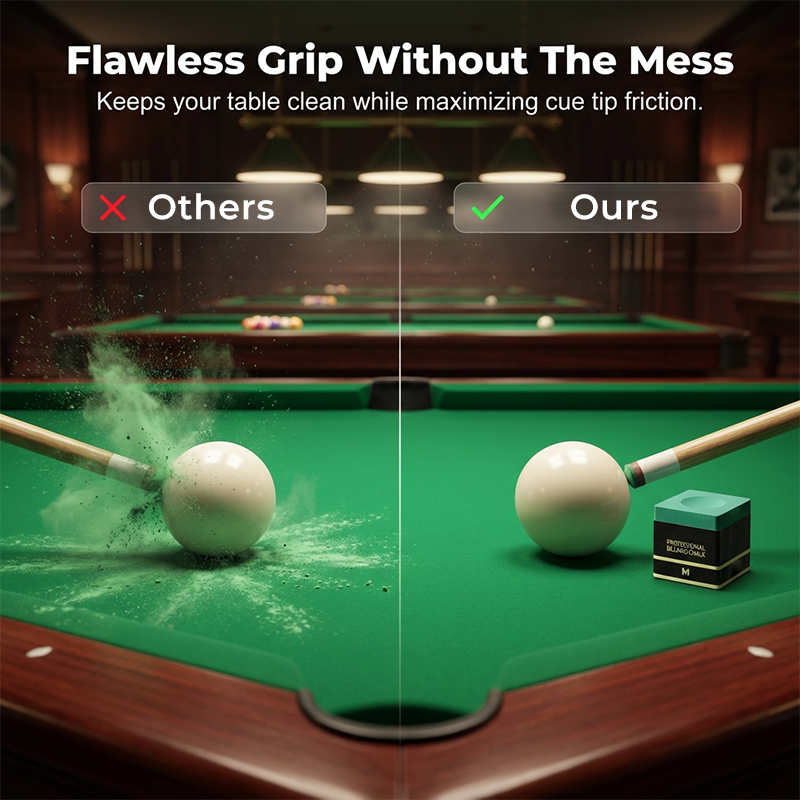 🔥Buy 1 get 1 free🔥 ✨ Professional Billiard Cue Tip Chalk! 🎱