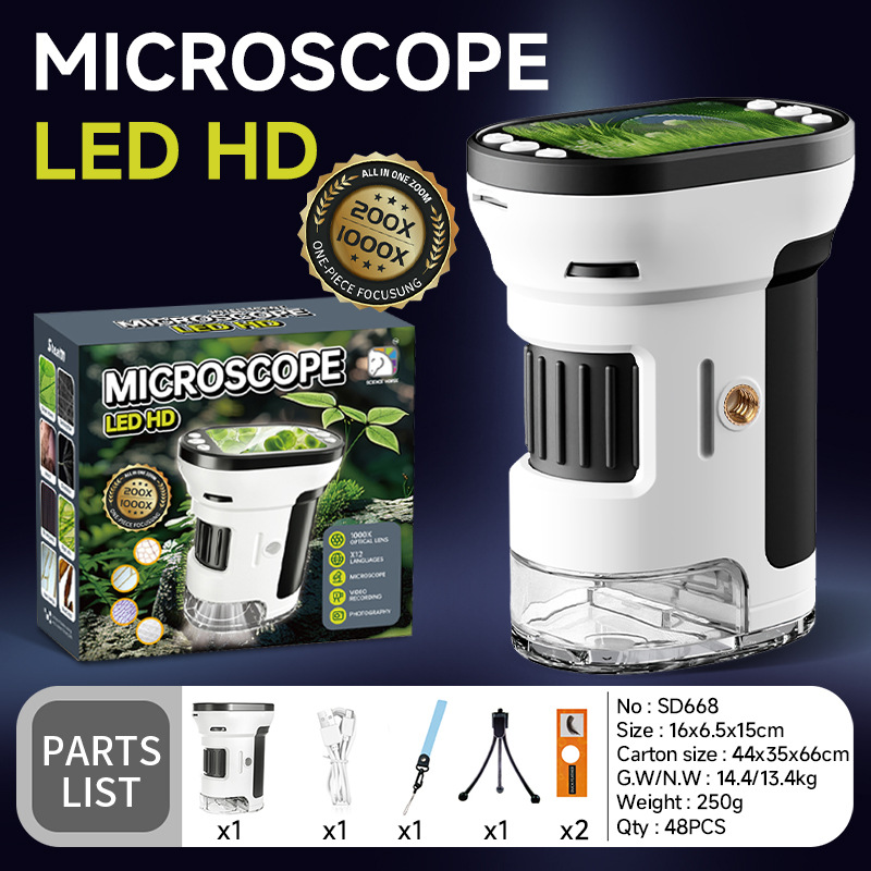 Portable Handheld Microscope for Kids