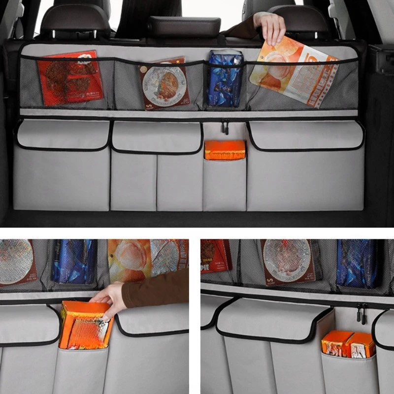 📢 50% OFF! 🚗 Hanging Trunk Storage Bag – Space-Saving Car Organizer 📦✨