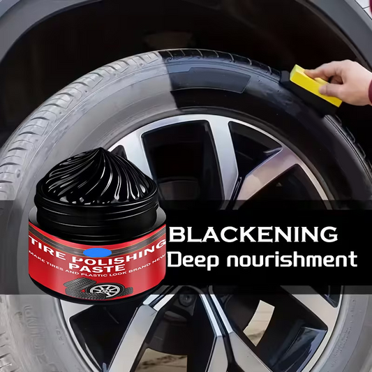 🚗LAST DAY BUY 2 GET 1 FREE! ✨ Car Tire & Plastic Trim Renewal Paste – Restores Shine, Prevents Cracking & Easy Application 🛞 2