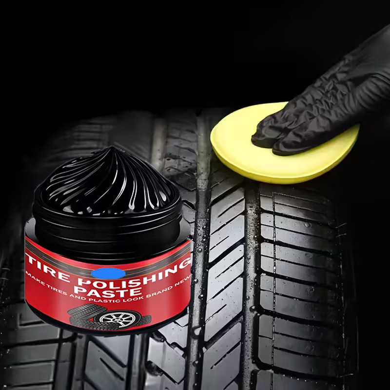 🚗LAST DAY BUY 2 GET 1 FREE! ✨ Car Tire & Plastic Trim Renewal Paste – Restores Shine, Prevents Cracking & Easy Application 🛞 2