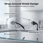 Anti‑Fog Safety Goggles with Adjustable Telescopic Arms – Scratch‑Resistant, Impact‑Proof, Reusable Eye Protection for Lab, Workshop, DIY