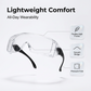 Anti‑Fog Safety Goggles with Adjustable Telescopic Arms – Scratch‑Resistant, Impact‑Proof, Reusable Eye Protection for Lab, Workshop, DIY