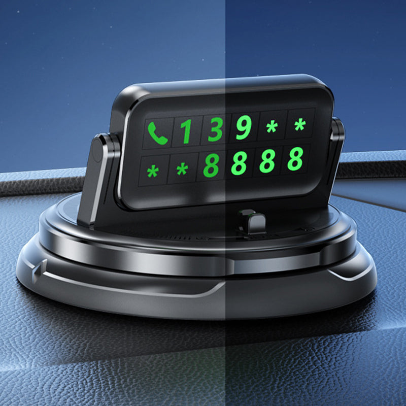 📱  2-in-1 car phone holder + parking number plate – 360° rotation, fits heavy-duty cases. 50K+ sold! 🚗✨
