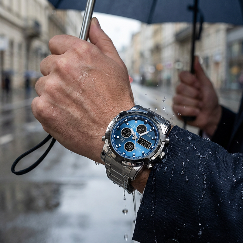 🎁New arrival 49% OFF💥 Men's Waterproof Military Analog-Digital Watches