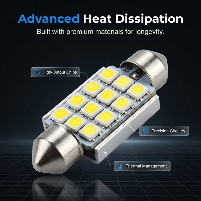 🚗 Car Lighting Kit: Includes roof lights, T10 parking lights, dual-tip reading lights, license plate lights, and interior lights