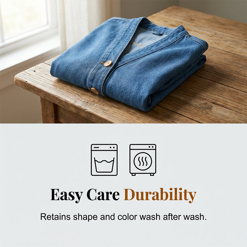 🧥New arrival 50% OFF!🍊Women's Classic Button Front Denim Jacket
