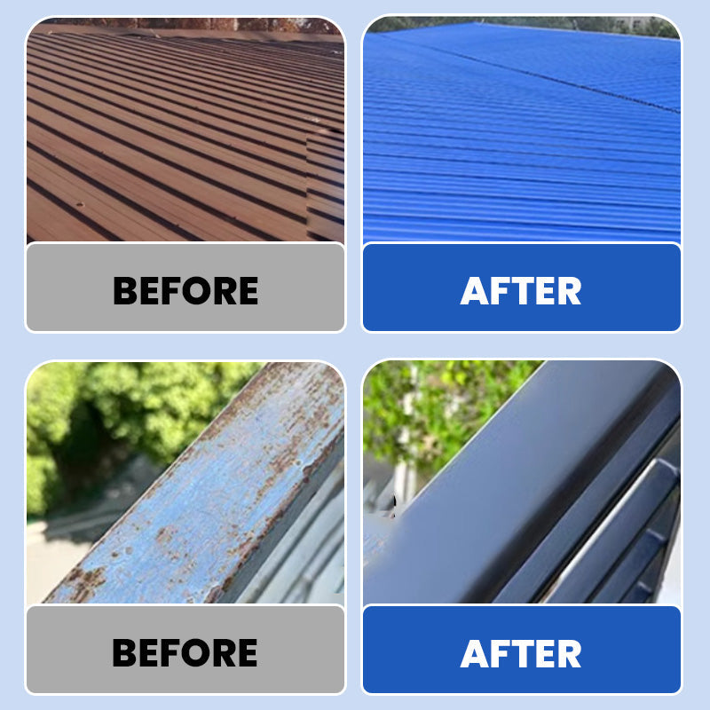 🛡️ 50% OFF NOW! &Buy More Save More🎨 Weatherproof Rust Converter Paint – Turns Rust into Paintable Surface, Stops Corrosion & Blocks UV – No Sanding Needed ✨