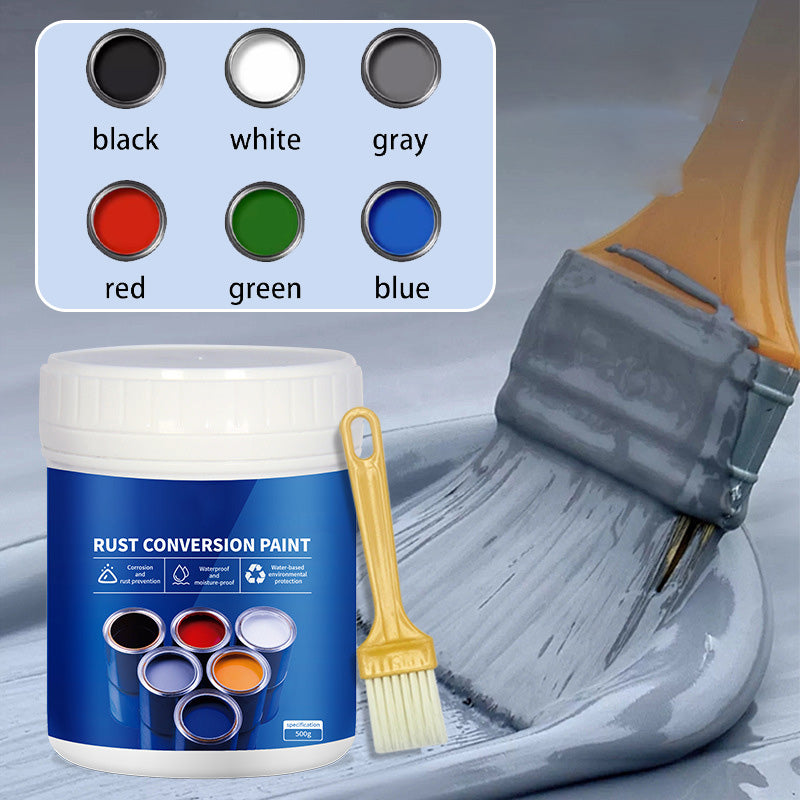 🛡️ 50% OFF NOW! &Buy More Save More🎨 Weatherproof Rust Converter Paint – Turns Rust into Paintable Surface, Stops Corrosion & Blocks UV – No Sanding Needed ✨