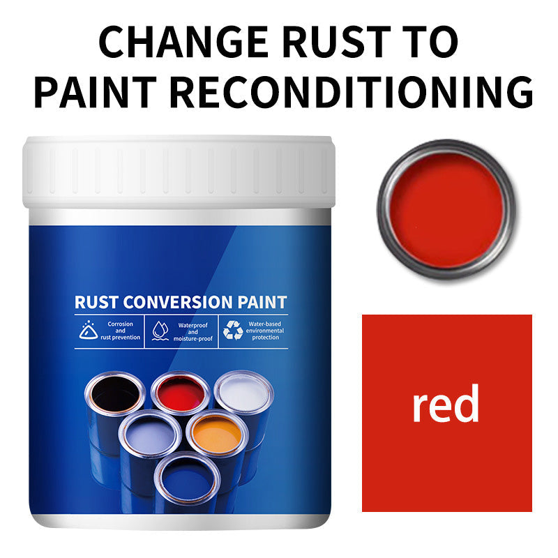 🛡️ 50% OFF NOW! &Buy More Save More🎨 Weatherproof Rust Converter Paint – Turns Rust into Paintable Surface, Stops Corrosion & Blocks UV – No Sanding Needed ✨