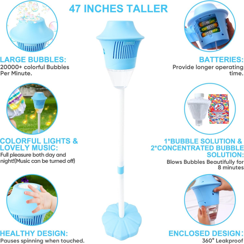 🎈40% OFF Summer Early Bird Offer ⚡ Automatic Handheld Bubble Machine for Kids – One-Touch Operation, Rich Bubbles & Portable Design