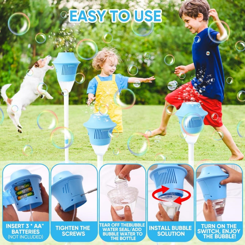 🎈40% OFF Summer Early Bird Offer ⚡ Automatic Handheld Bubble Machine for Kids – One-Touch Operation, Rich Bubbles & Portable Design