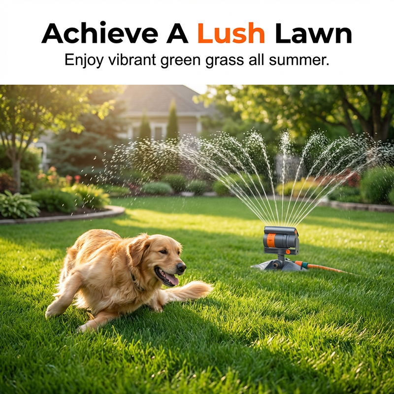 ⏳Time-Limited Special⏰Wide-Coverage Automatic Rotating Garden Sprinkler