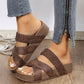 🎁2026 New Arrivals 50% OFF|Criss-Cross Woven Strap Wedge Sandals|Comfortable, Stylish & Perfect for Summer Days ☀️