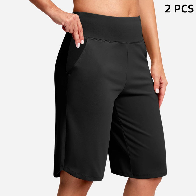 ⏰Last Day Sale 47% OFF🔥Women's High-Waist Yoga Shorts with Pockets