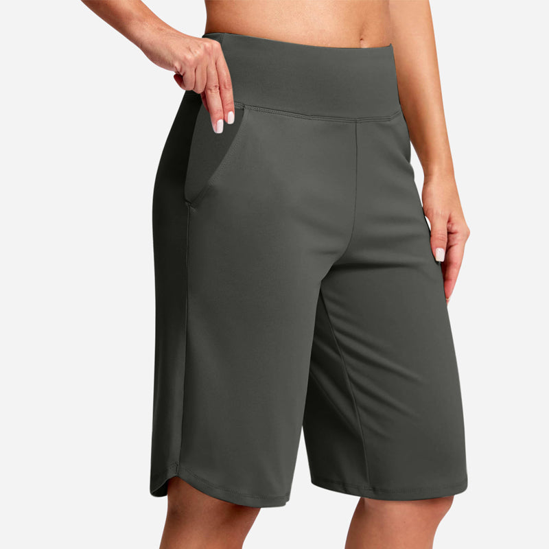 ⏰Last Day Sale 47% OFF🔥Women's High-Waist Yoga Shorts with Pockets