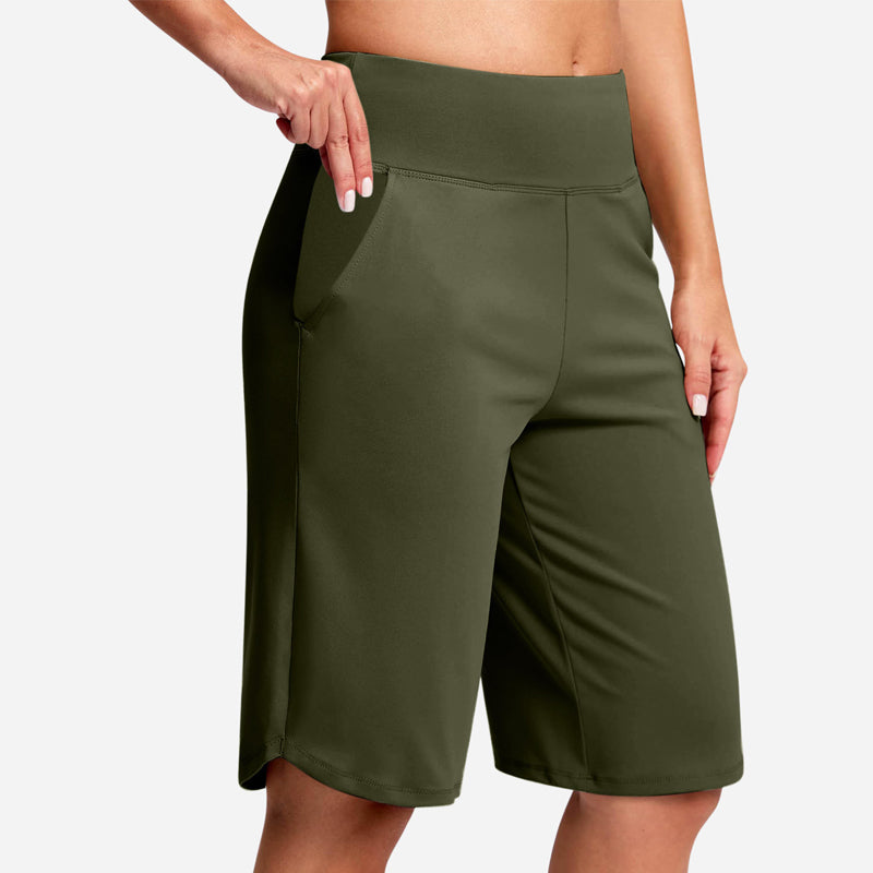 ⏰Last Day Sale 47% OFF🔥Women's High-Waist Yoga Shorts with Pockets