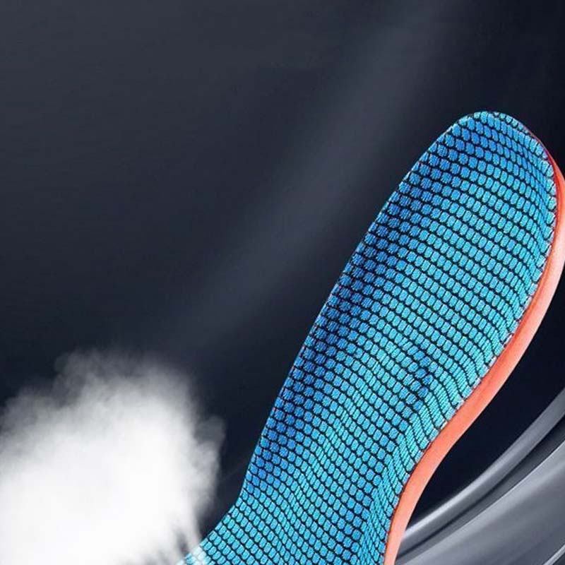 Arch Support & Shock Absorbing Insoles – Breathable, Trim to Fit, Anti-Fatigue Cushioning for Men & Women – Fits Trainers, Work Shoes & Everyday Footwear