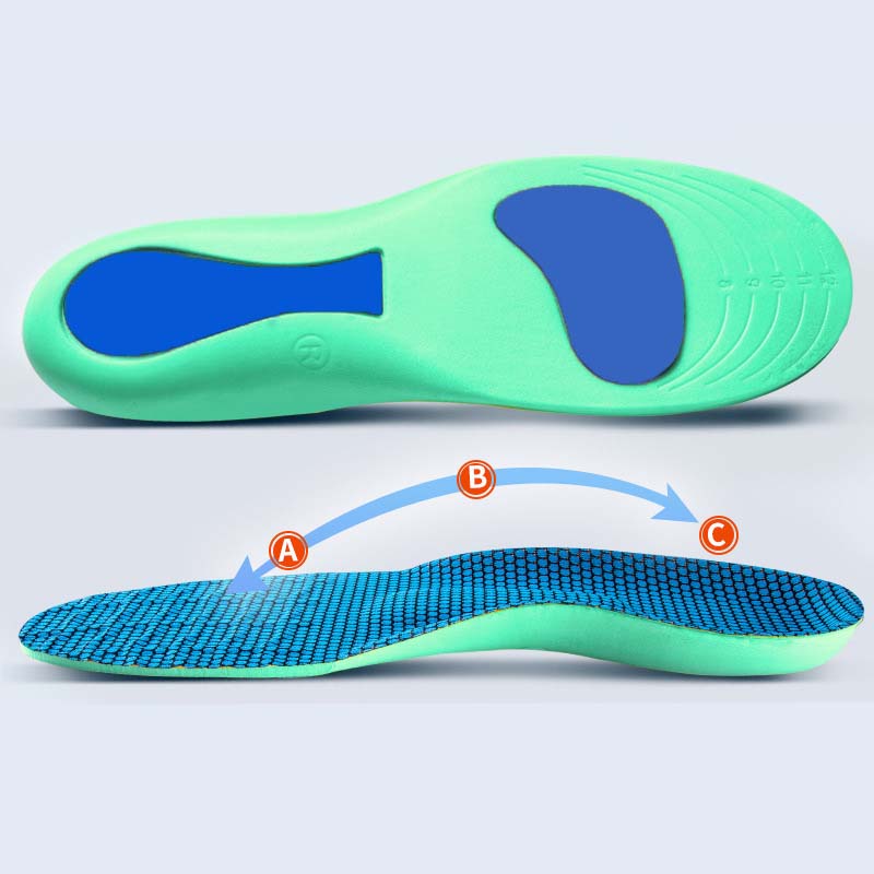 Arch Support & Shock Absorbing Insoles – Breathable, Trim to Fit, Anti-Fatigue Cushioning for Men & Women – Fits Trainers, Work Shoes & Everyday Footwear