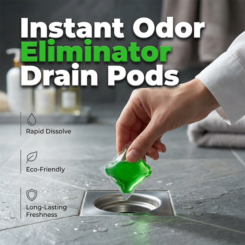 🥳2026 HOT SALE🥳💞50K+ SOLD!｜Drain Deodorizer Pods – Bio‑enzyme formula neutralizes smells at the source. Instant fresh scent, no harsh chemicals. Say goodbye to embarrassing odours. 🚰✅