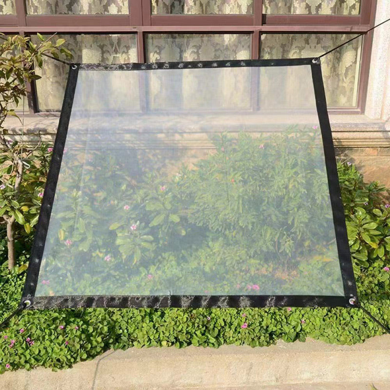 🌧️Transparent PE Cover Sheet – Weatherproof Clear Tarpaulin for Balcony, Patio, Greenhouse, Veranda and Garden