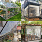🌧️Transparent PE Cover Sheet – Weatherproof Clear Tarpaulin for Balcony, Patio, Greenhouse, Veranda and Garden