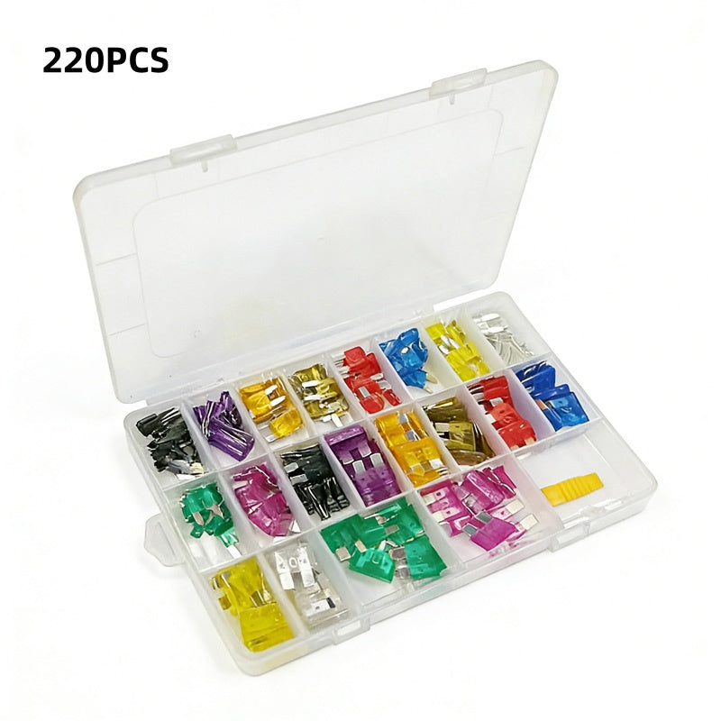 🚗 LIMITED TIME: 50% OFF! 🏆Car Fuse Assortment (300-Piece) | Micro, Mini & Standard Blade Fuses + Fuse Puller | A Must-Have for Your Vehicle