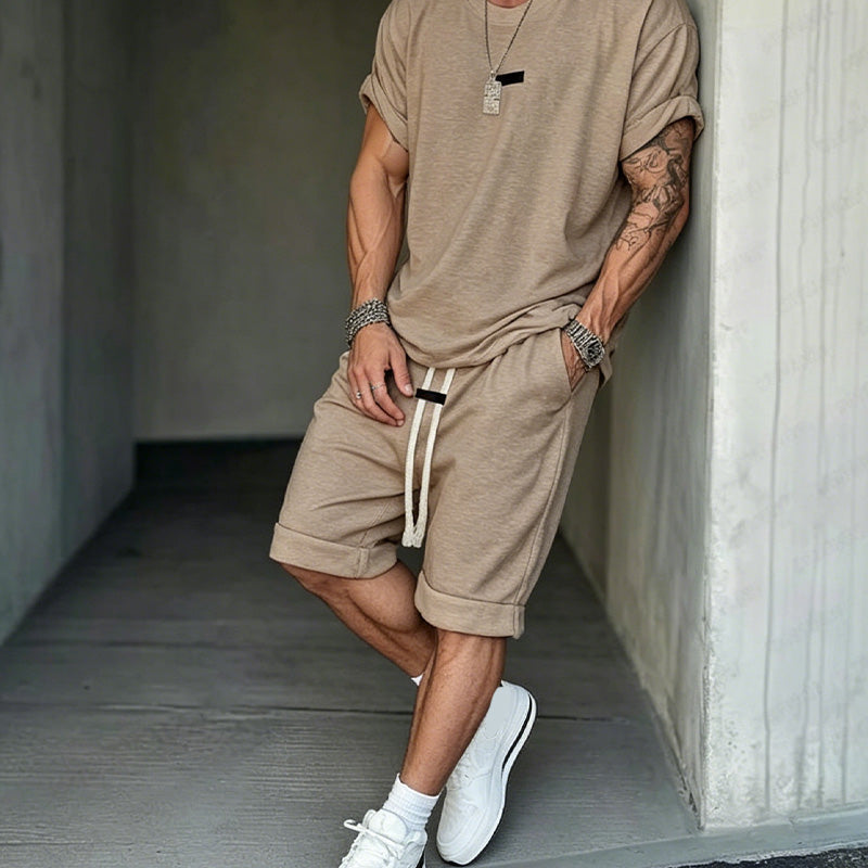 🎁New arrival 40% OFF💥Men's Casual T-Shirt & Shorts Set