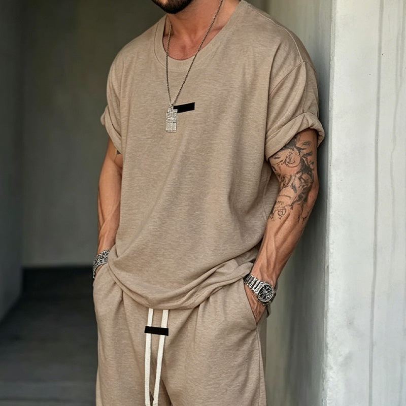 🎁New arrival 40% OFF💥Men's Casual T-Shirt & Shorts Set