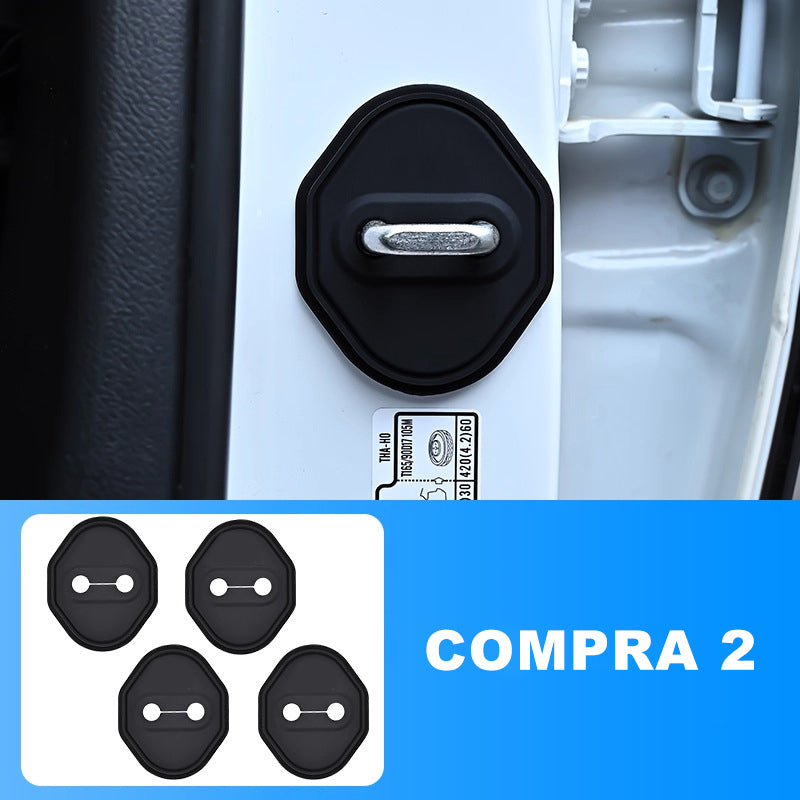 🔑🚗 50% OFF – Silicone Protective Covers for Car Door Locks | Scratch-resistant, Waterproof, Easy to Install 🛡️✨