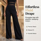 👯 LIMITED TIME 50% OFF! ✨ One-Shoulder Mesh Panel Wide-Leg Jumpsuit – Sculpting, Elegant, Alluring 💃|Free Shipping📦