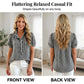 🔥 HOT SALE 49%👚 Women's Casual Ruffled Puff Sleeve Top