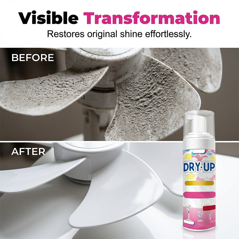 No-Rinse Fan Cleaner Spray.