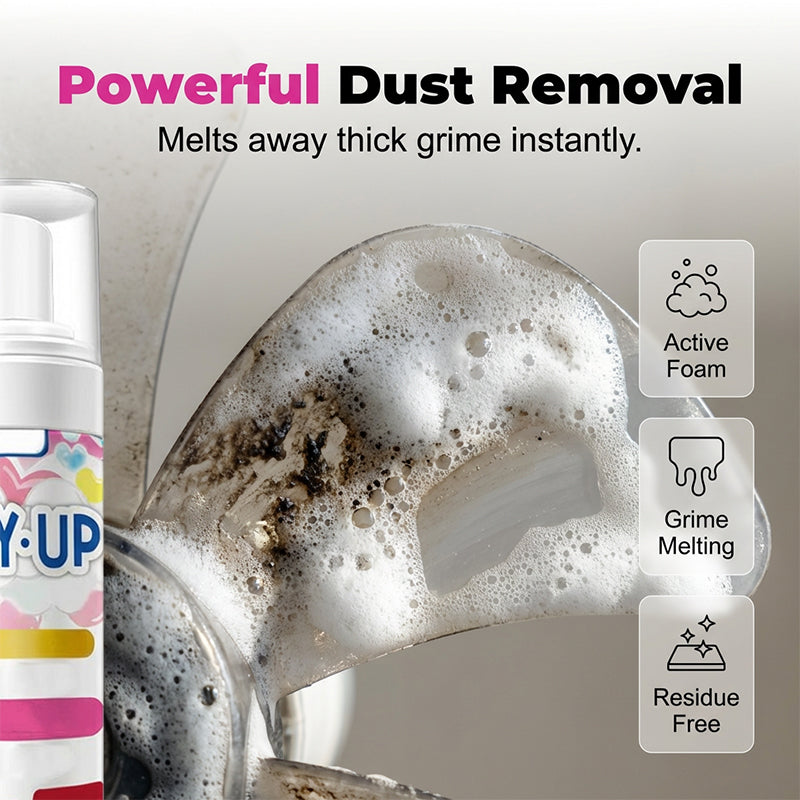 No-Rinse Fan Cleaner Spray.