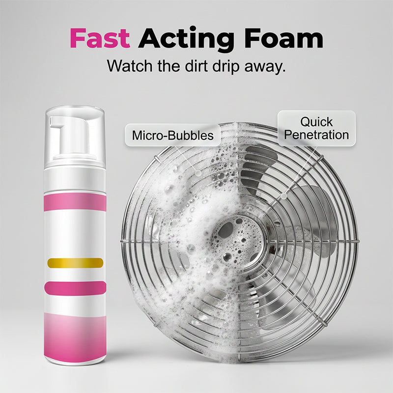 No-Rinse Fan Cleaner Spray.