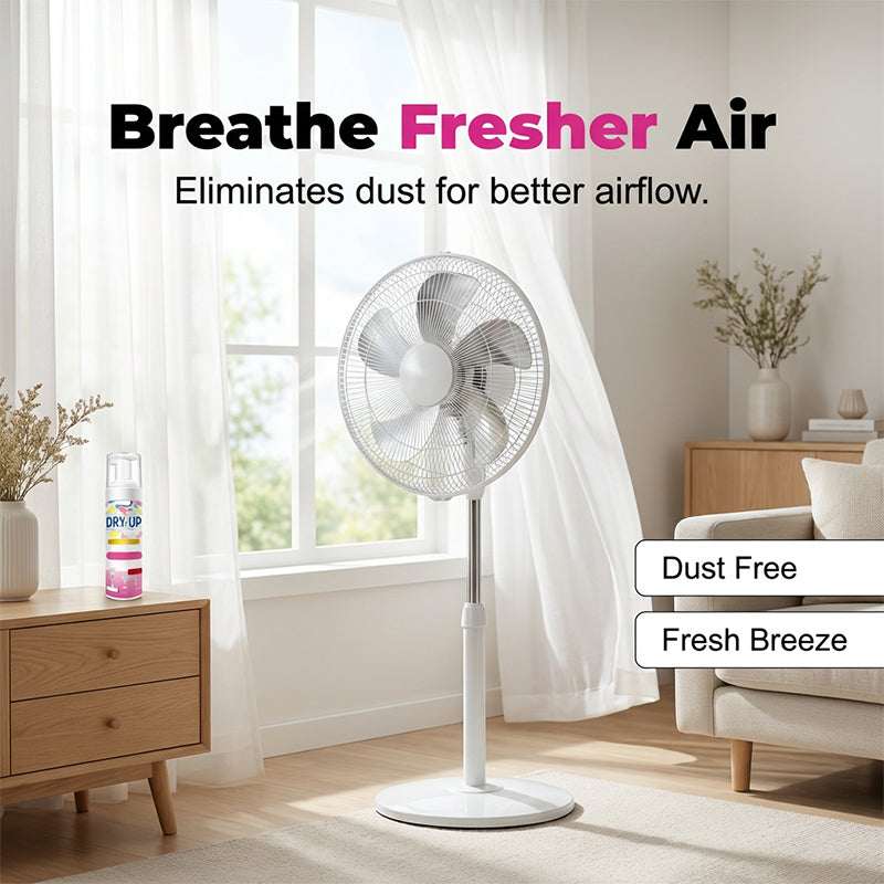 No-Rinse Fan Cleaner Spray.